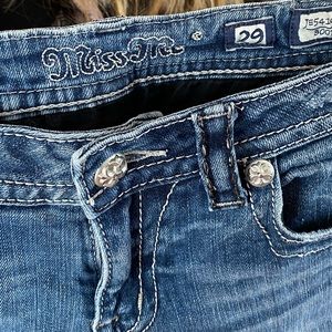 Rhinestone studded Miss Me jeans